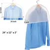 Storage Bags 5pcs Garment Cover For Hanging Clothes PEVA Translucent Clothing Dustproof Closet Organizer Travel