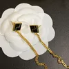 Ohrstecker Designer für Frauen Gold Ohr Manschette Lange Quasten Ohrringe Marke Kristall Ohrring Mode Schmuck Baumeln Earing Schmuck 237132C