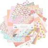 Papel de Embalagem Caminho Criativo 8"x8 Polegadas Scrapbooking Padrão Artesanato Papéis Decorativos 20 Folhas Desenhos de Um Lado Plano de Fundo Pacote de Origami 230714