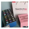 Moonswatch Luxury Designer Box Paper Bags証明書オリジナルの女性メンズウォッチギフトアクセサリードロップDeli279f