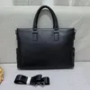 Briefcases Genuine Leather Men's Briefcase Solid Color First Layer Urban Youth Totes Handbag Large Capacity Laptop Bag