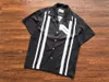 Men's Casual Shirts 2023ss WACKO MARIA Men Women Lapel Pocket Hawaii Beach Short Sleeve White Stripe Streetwear Top