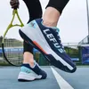 Dress Shoes High Quality Mesh Blue Men's Tennis Shoes Breathable Non-slip Badminton Sneakers Men Professional Cushion Training Shoes Unisex 230714