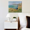 Famosi dipinti di Claude Monet Cliff a Grainval Paesaggio impressionista Dipinto a mano Opera d'arte a olio Decorazioni per la casa