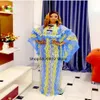 Etniska kläder Long Maxi Dress African Print Dresses For Women 2021 Summer Clothes Dashiki Sexy Hollow Out Boubou Robe Africaine 234h