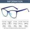 Okulary przeciwsłoneczne duże ramy kwadratowe okulary anty-blue światło okulary mężczyźni kobiety optyczne okulary okuliste Ochrona oka gogle komputerowe