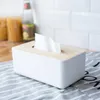 Tissue Boxes Napkins Japanese Tissue Box Wooden Cover Toilet Paper Box Solid Wood Napkin Holder Case Simple Stylish Home Car Tissue Paper Dispenser R230714