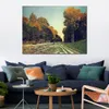 Berömda målningar av Claude Monet vägen från Chailly till Fontainebleau Impressionist Landscape Handgjorda oljekonstverk Heminredning