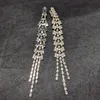 Stud Wedding Bride Women Without Ear Holes Drop Clasp Earrings 230714