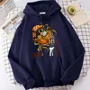 Hot Style Men's Hoodies Japanese Ramen Skeleton Hand Holding Bowl Design för män Rolig sweatshirt Novelty Top Loose Hoodie Man