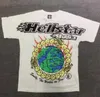 Hellstar Erkek Tişörtleri Yüksek Kaliteli Erkek Tişört Tasarımcı Gömlek Erkekler Yaz Kıyafetleri Moda Çiftleri Pamuk Tee Sıradan Kadınlar Kısa Kollu Tees Beyaz Tshirt GQ