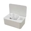 Tissue Boxes Napkins Wet Tissue Box Desktop Seal Baby Wipes Paper Storage Box Household Plastic Dust-proof with Lid Tissue Box for Home Office Decor R230714