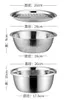 과일 야채 도구 3 1의 야채 슬리커 커터 배수 바구니 스테인리스 강철 야채 Julienne Grater Salad Maker Bowl 부엌 기기 230714