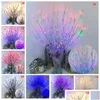 Décoration De Fête Led Branche De Saule Lampe 20 Bbs Alimenté Par Batterie Guirlande Lumineuse Remplisseur De Vase Brindille Maison Noël Dbc Drop Delivery Garden Dhf9K