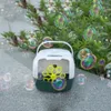 Bad Speelgoed Automatische Bubble Maker Machine Outdoor Speelgoed Grappige Kleurrijke Blower Kids Baby Elektrische 230713
