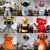 2019 usine dessin animé robot mascotte costume marche dessin animé performance poupée costumes activités pour effectuer la propagande extraterrestre224t