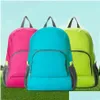 Sacs de rangement extérieur Portable grande capacité sac à dos pliable étanche léger sport sac pliant Cam randonnée école Dh01017 D Dhjur
