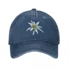 Ball Caps Alpine Edelweiss Cowboy Hat Snapback Cap Boy Women'S