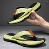 Slipare mäns sommarflip-flops utomhus icke-halk strand sandaler för män tröst comfase thong zapatos hombre