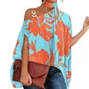 Women's Blouses Trendy Women Tops Sweet Lady Shirt Colorful Batwing Sleeves Autumn Loose