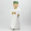 Garçons vêtements islamiques enfants musulman Thobe arabe Abaya Robes pour bébé garçon caftan Islam enfant vêtements enfant en bas âge 1-3 ans Jubba Thobe228h