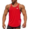 Mens Tank Tops fitness clothing gyms stringer tank tops men canotta bodybuilding shirt sleeveless vest 100% cotton Sportwear tanktop 230713