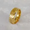 Hoge Kwaliteit 18k Vergulde Trouwring Vinger Ringen Voor Mannen Mannelijke Jongens Echt Tungsten Carbide Mode Westerse sieraden L230704