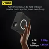 New Home Projector With Wireless And Wired Connection To Mobile Phone, Portable Mini-style Outdoor Projector With Built-in Speaker And Audio Port Compatible With