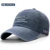 Casquettes de baseball coréenne Baseball Hat Denim Washed Girl's Fashion Sun Cap Man Big Size 5563cm 230713