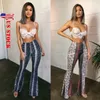 Women's Two Piece Pant Baggy Flared Boho Style Floral Hippie Wide Leg Gypsy Palazzo Casual Trousers Printed Bell bottomed 230714