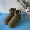 Women Winter Ultra 5854 4cm Designer Australian Platform Boots for Men Real Leather Warm Ankle Fur Booties Shoe EU 34-43