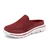 Zapatillas de verano Slip On Mesh Half Shoes para hombres y mujeres, zapatillas ligeras, cómodas, transpirables, talla grande 47 48 para Drop 230713