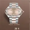 TWS fabriek top horloge 31mm 2824 beweging 316L stalen strip saffierglas spiegel vouw gesp Dameshorloge Dames Watches2096