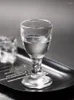 ワイングラス1PC小さな透明ガラスホワイトウイスキーミニドリンクカップ