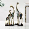 Objetos decorativos Estatuetas Resina LUCKY Deer Elk Estatueta Estátua Home Living Room Decor Artesanato Escultura Presentes Criativos Ornamento Moderno Desktop 230715