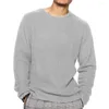 男性用セーターの男性ニットウェアはすべて、スタイリッシュな伸縮性のあるセーターを着て、毎日長袖ポリエステルをマッチします