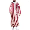 Ubranie etniczne muzułmańscy mężczyźni kaftan szaty Pakistan tradycyjne luźne na Bliskim Wschodzie Thobe Arab Abaya Turecka sukienka Dubai Islam