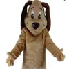 2019 Factory Tan Dog Mascot Head Costume Animal Theme Costumes 199K