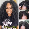 Curly V Part Wig Human Hair No Leave Out Glueless V U Part Human Hair Wigs for Women Brazilian Remy Deep Wave 30 32 34 Inch Wig