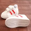 Sneakers Buty dla dzieci Dziewczęce chłopcy bieganie antislip miękkie dno wygodne dzieci maluch swobodny sporty biały 230714