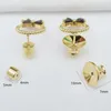 Stud Vintage Gold Ear Studs Large Crosses Earrings In Drop Delivery Jewelry Dhuj4 Dhvrc