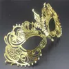 Partymasken Gold Metall Partymaske Phantom Männer Frauen Filigrane venezianische Maskenset Maskerade Paar Set Kristall Cosplay Abschlussball Hochzeit 2722