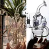 9.0 inchs Recycler Dab Rigs waterpijpen Waterpijp Heady Glass Recycler Booreiland Water Bongs Zwaartekracht Bong Roken Accessoires met 14mm