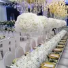 Decorative Flowers & Wreaths Gypsophila Rose Artificial Flower Arrangement Table Centerpieces Ball Wedding Arch Backdrop Decor Row265l