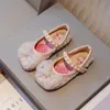 Spring Autumn Baby Girls Shoes Bow Rhinestone sequin crystal Princess Shoes Kids Dancing Shoes First Walkers Size 23-35