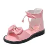 Sandales filles été 2023 mode princesse chaussures grands enfants petit bébé à bout ouvert 230714