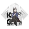 Komi non è in grado di comunicare la stampa 3D Cool Kimono uomo sciolto manica corta da spiaggia Top moda uomo giapponese vestiti oversize254I