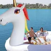 5M Swim Pool Giant Inflatable Unicorn Party Bird Island Big size unicorn boat giant flamingo float Flamingo Island for 6-8person R317z