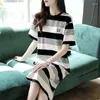 Party Dresses 2023 Summer Woman Clothing Dress Korean Fashion White Black Grey Casual Elegant Plus Size Long Knitted Women's Loose