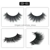 Party Favor 3D Imitation Eau Vison Cheveux Cils Épais Maquillage Faux Cils Cils Extension Beauté Outils Mtiple Choix 3 75Zy Dhf9S